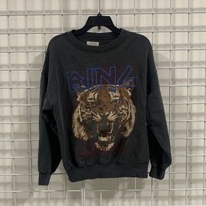 Anine Bing Tiger Sweatshirt (Small)